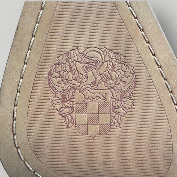 New Vince Camuto YOLANDAL Booties Lazer Cut Blue Suede w/ Zipper, Wm's 6 - Picture 7 of 10